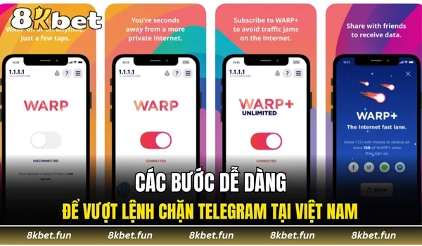 Các bước dễ dàng để vượt lệnh chặn Telegram tại Việt Nam