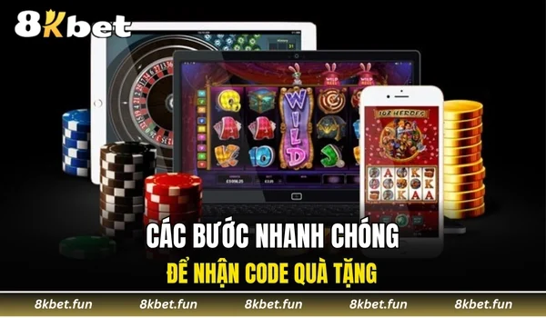 Các bước nhanh chóng để nhận code quà tặng